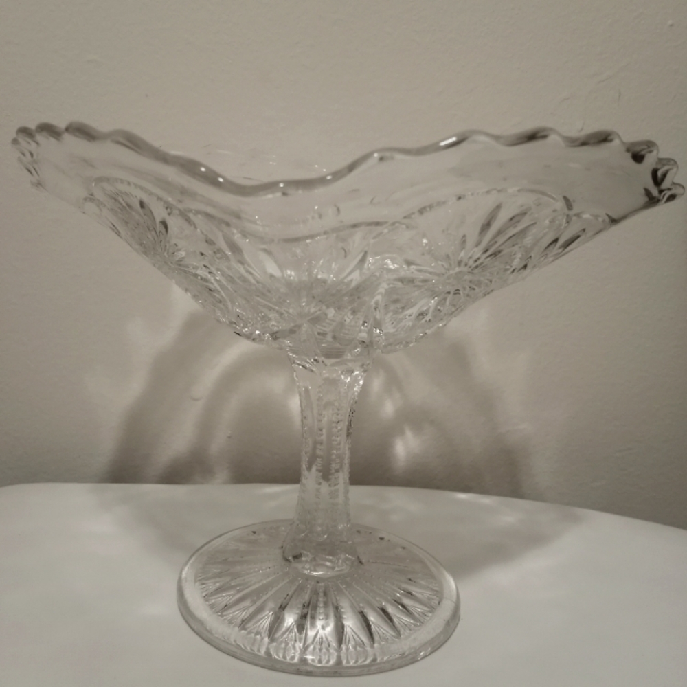 Vintage Glass Candy Bowl